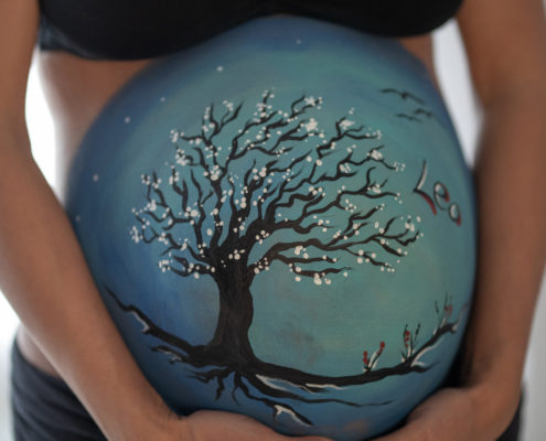 belly painting creativo
